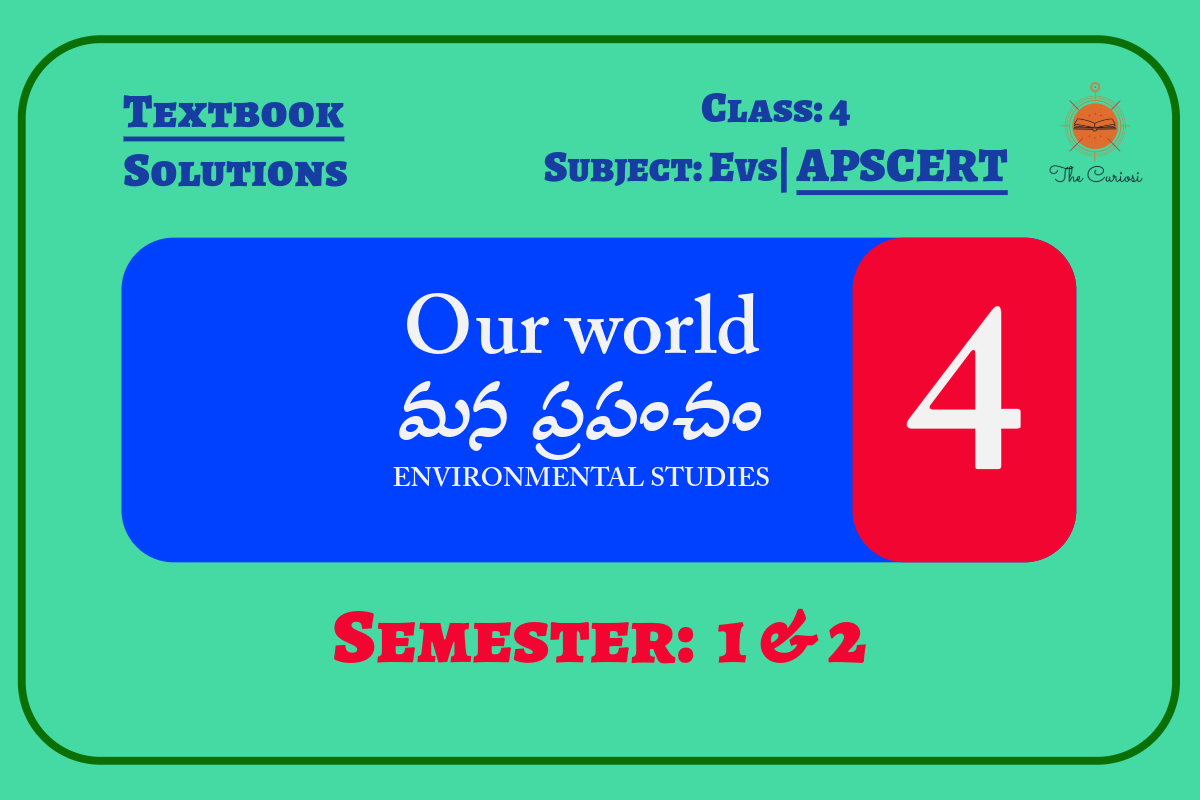 Evs Textbook Solutions | Class 4 | Semester 1 and 2