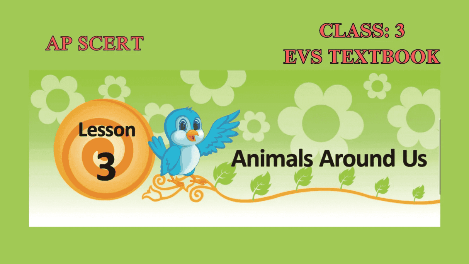 Animals-Around-Us-3rd Class(EVS-L3) | Q&A+Quiz