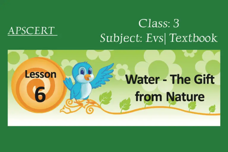 Water - the gift from nature