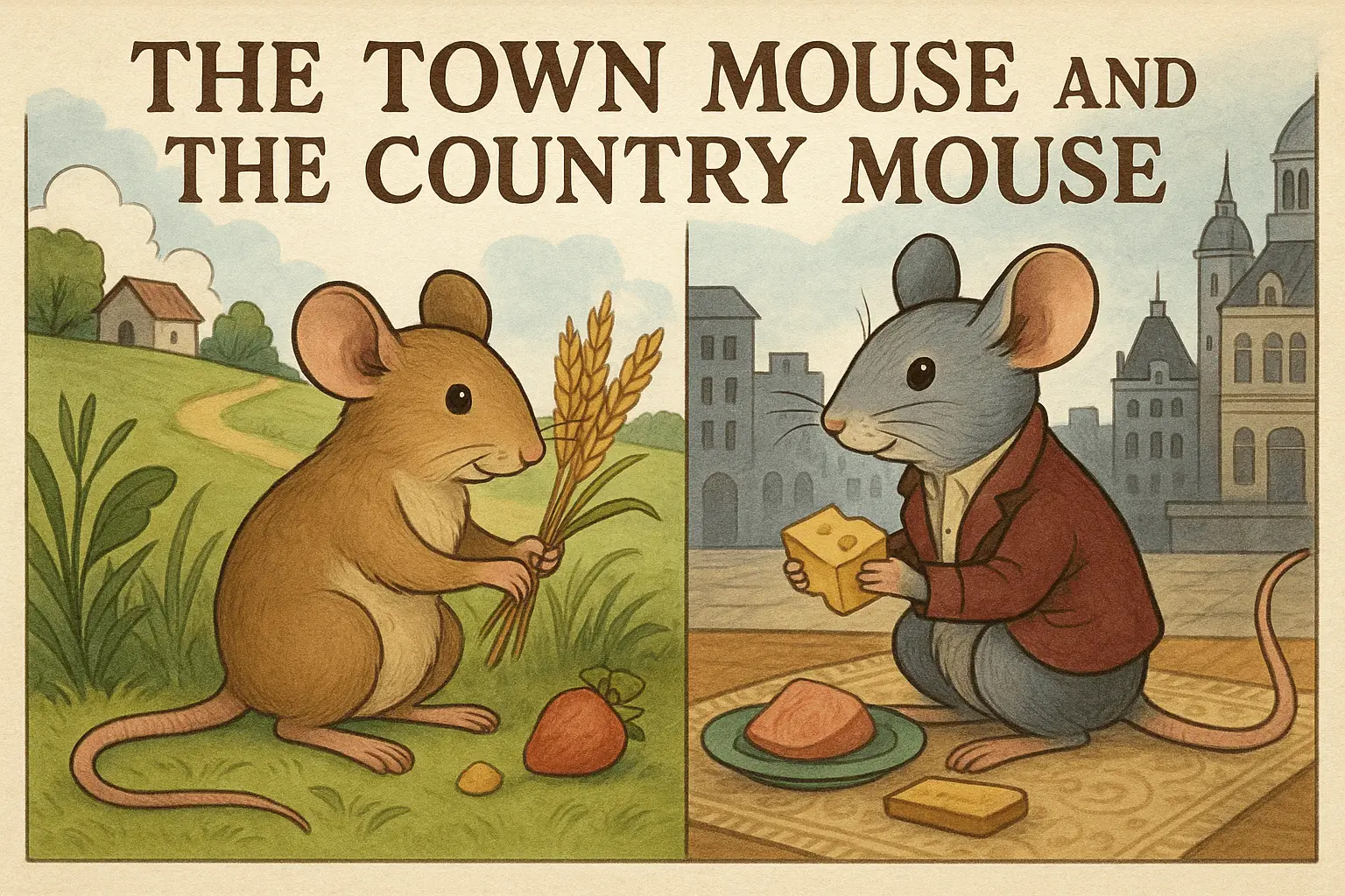 The Town Mouse and the Country Mouse