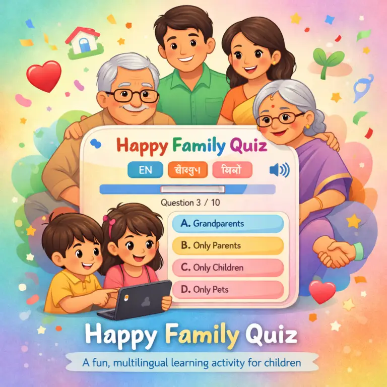 Happy Family Quiz