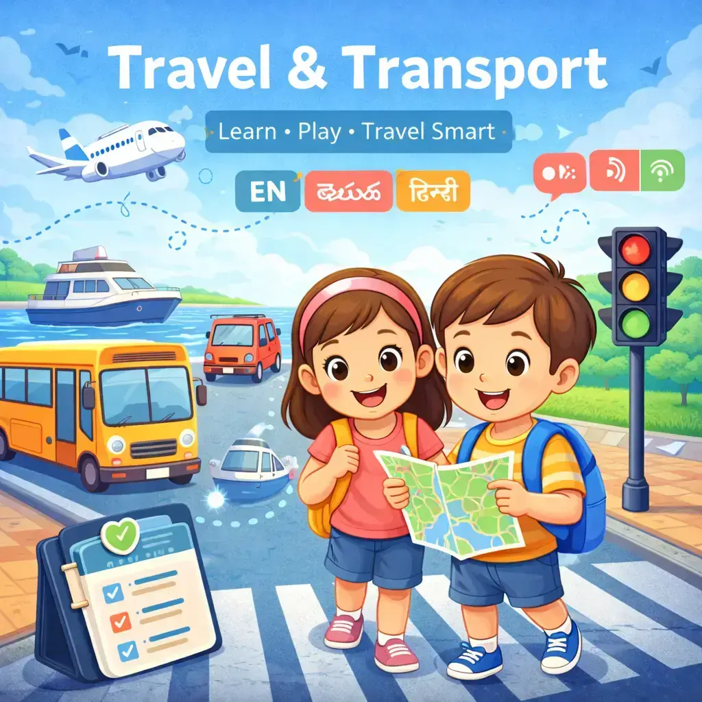 Class 3 | EVS Quiz 8: Let’s Travell Together