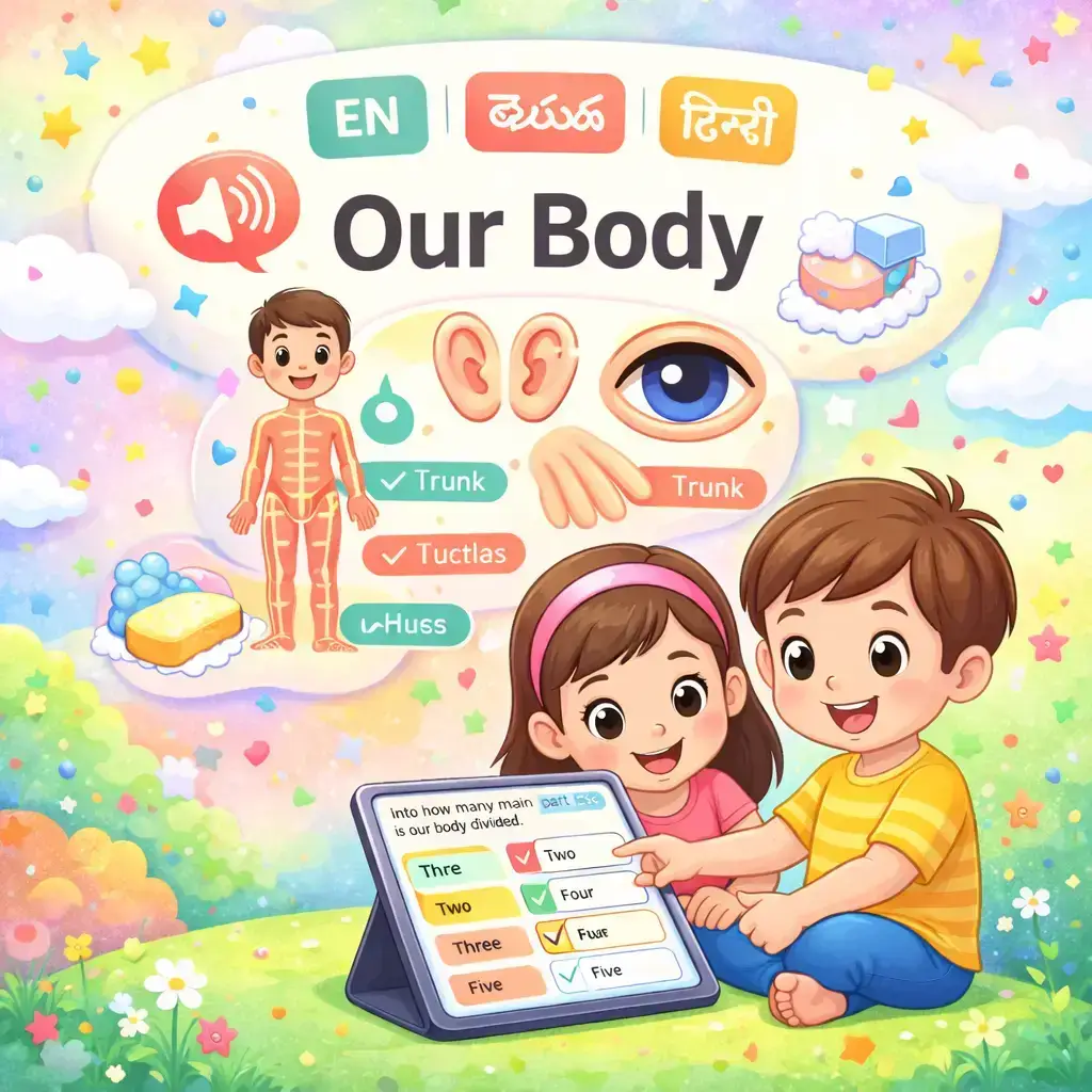 Class 3 | EVS Quiz 4 | Our Body