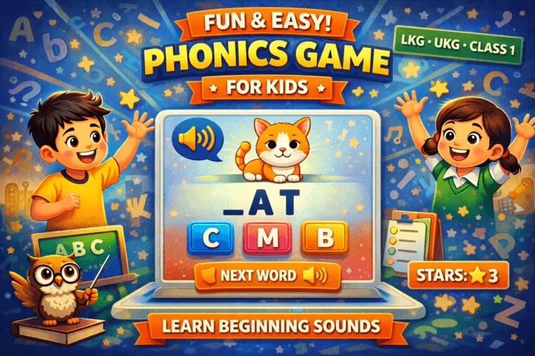 Phonics game