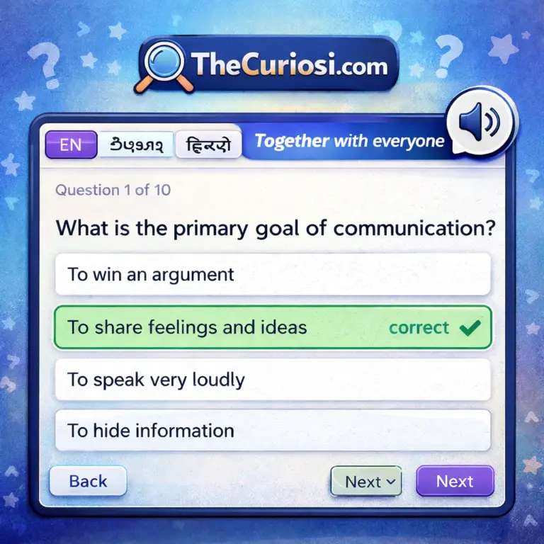 Class 3 EVS Quiz 9