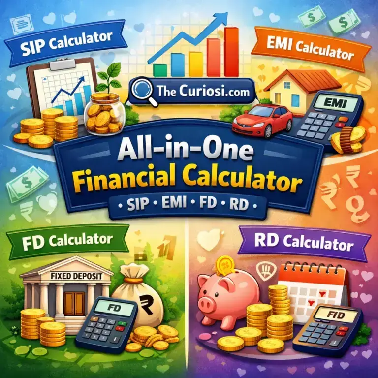 All-in-One Financial Calculator: SIP, EMI, FD &RD