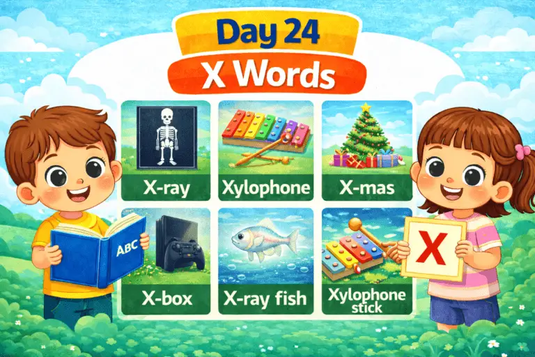X WORDS