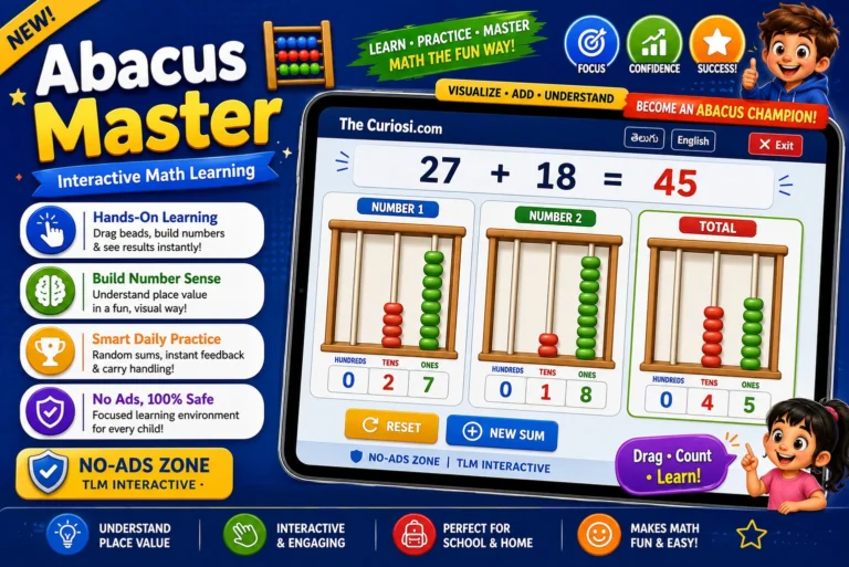 Abacus Master | No 1 Easy & Fun Abacus for Addition Practice for Kids