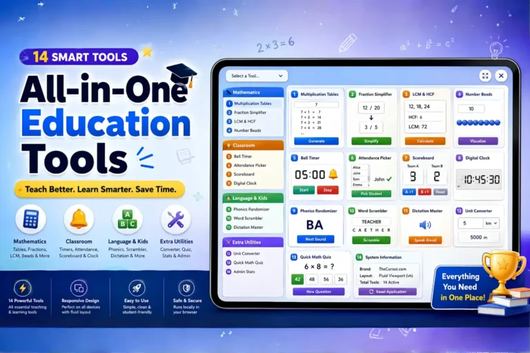 All in one education tools