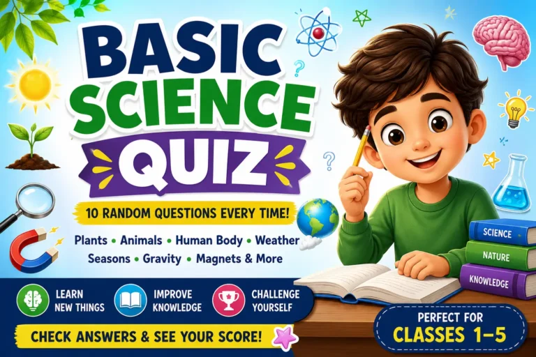 Basic science quiz