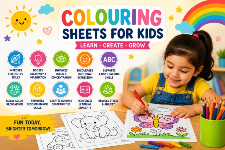 Colouring sheets for kids