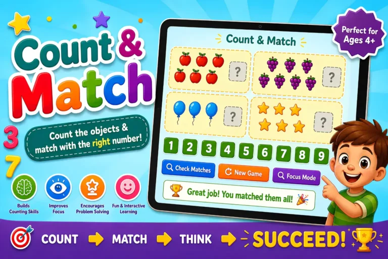 Count and Match – Fun Interactive Counting Game for Kids