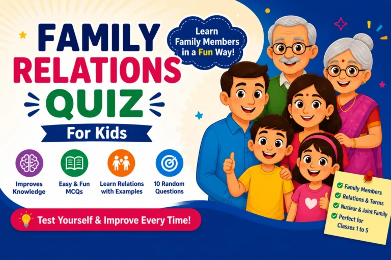 Family relations quiz