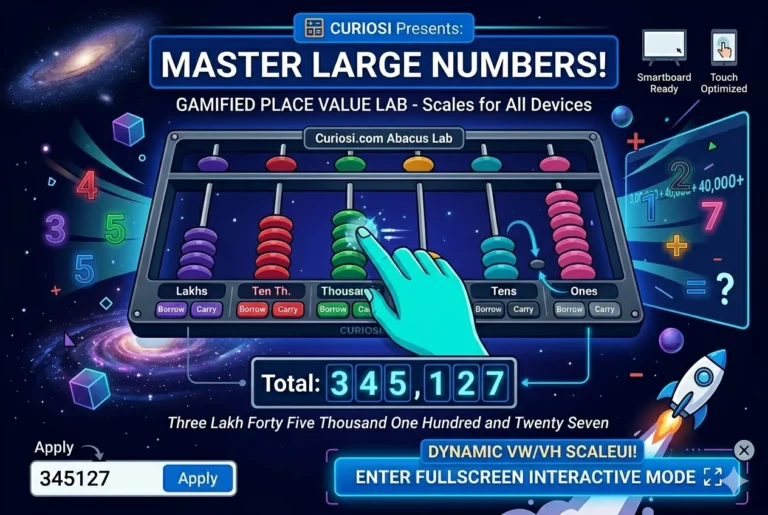 Master Abcus for Subtractions