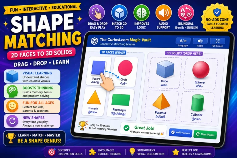 Shape matching 2D to 3D