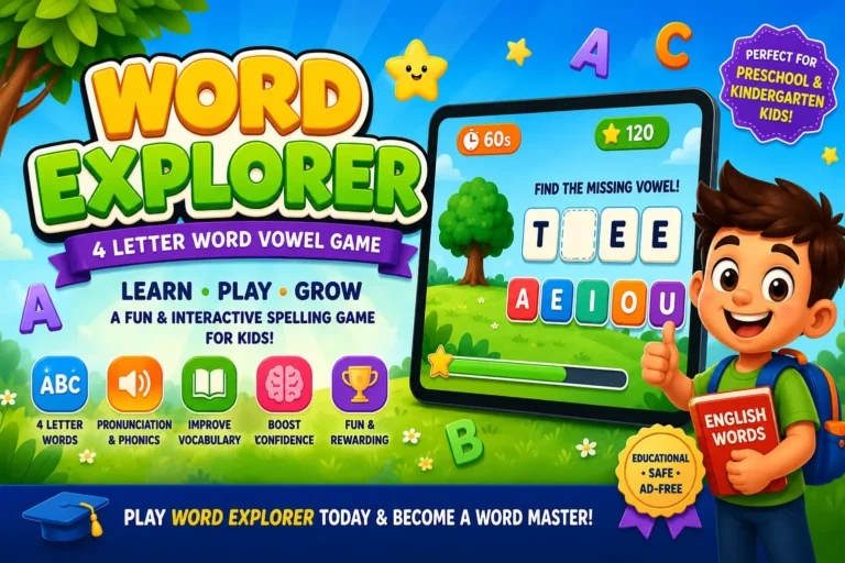 Word Explorer 4 letter words