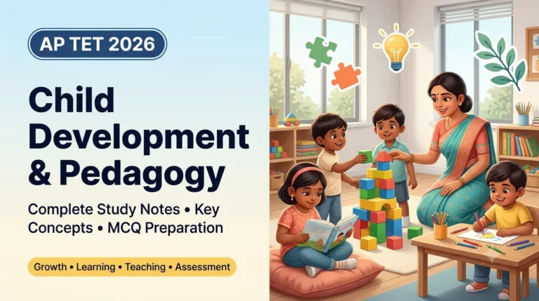 CHILD DEVELOPMENT AND PEDAGOGY