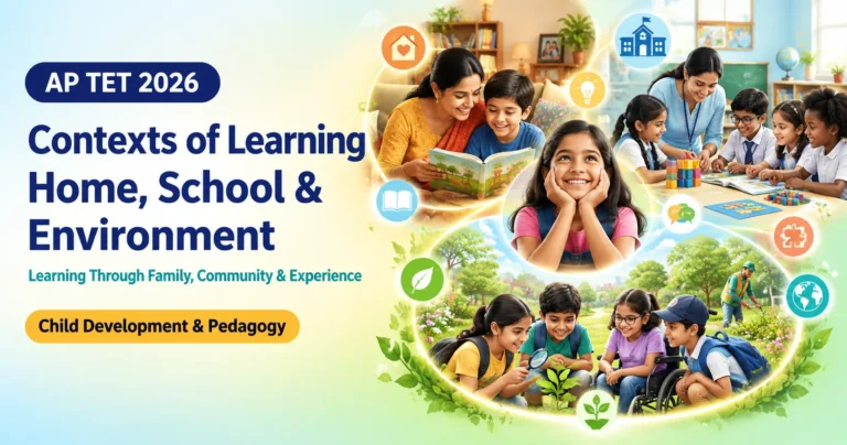 Contexts of learning