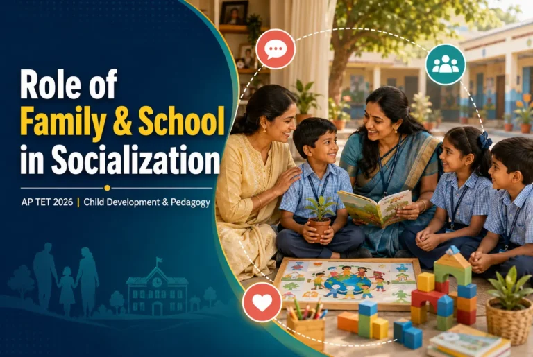 Role of Family, School in Socialization