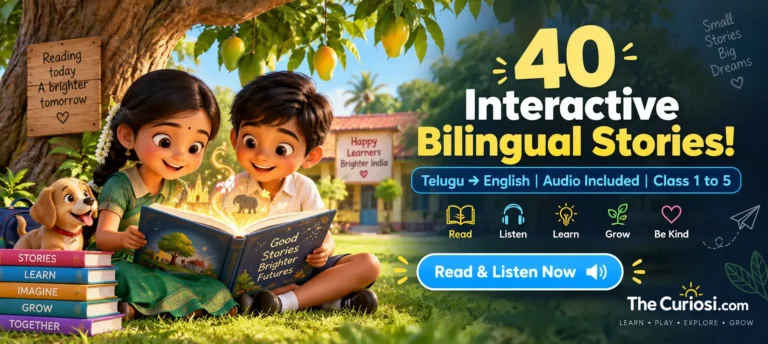 Telugu and English stories for kids